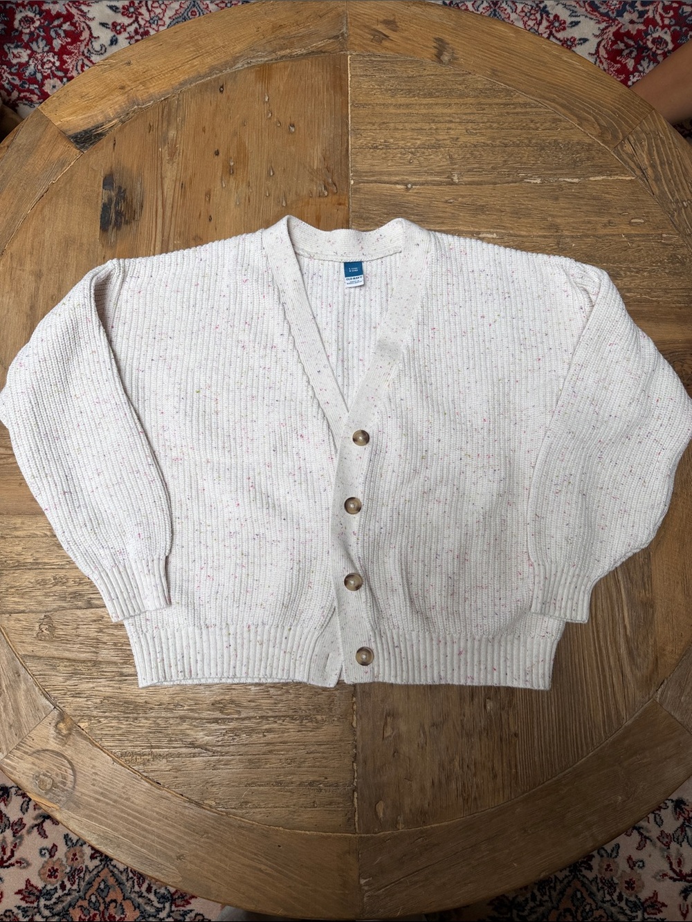 100% cotton cardigan